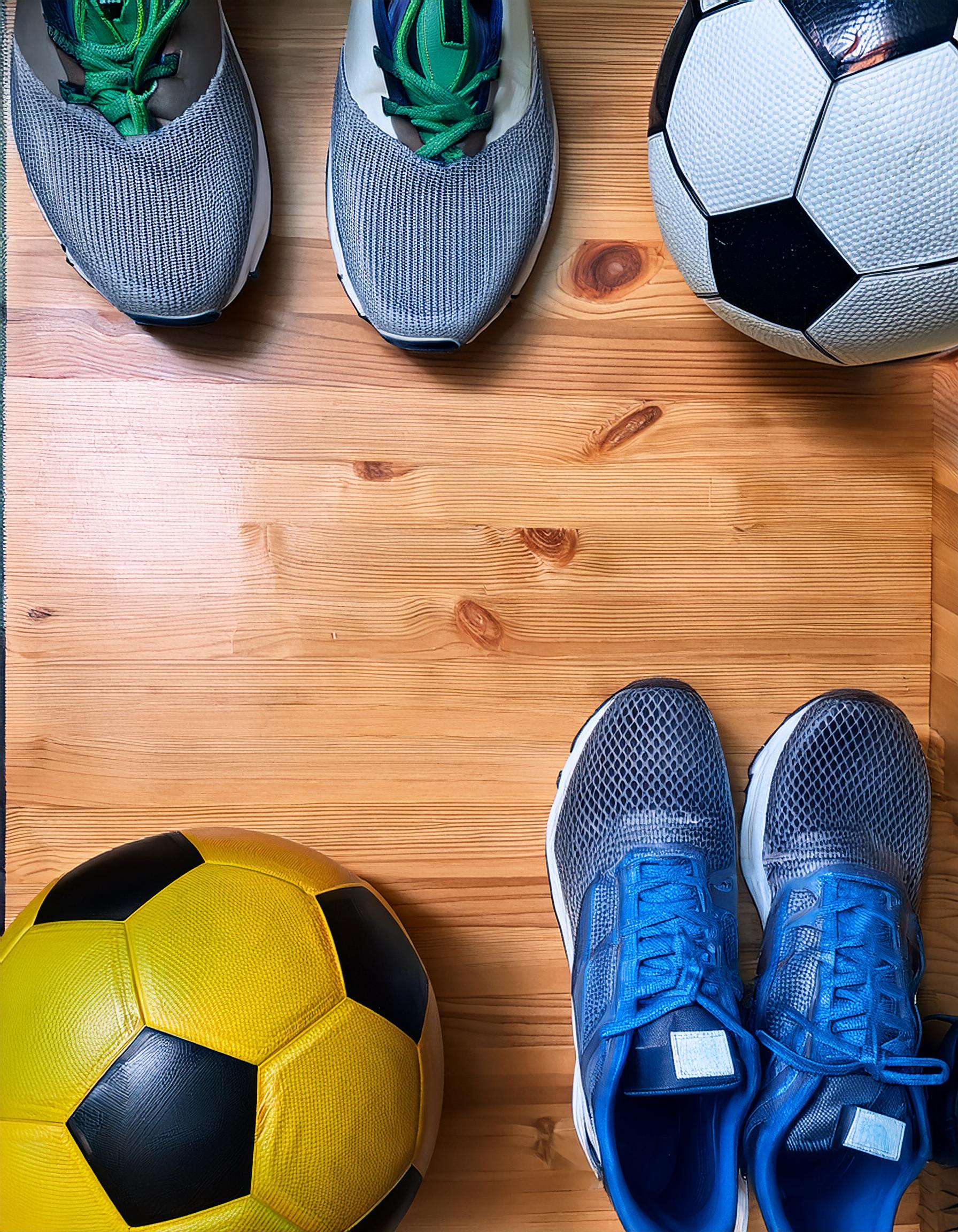 Jugendfußballteam im Training